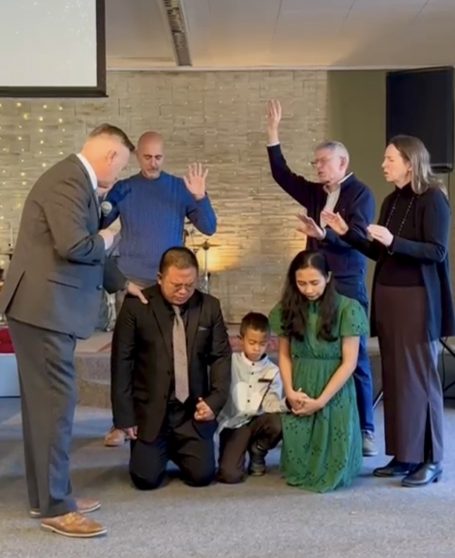 Einsegnung vom neuen Pastor